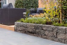 Cliff Walling 30x12x12cm grijs/zwart